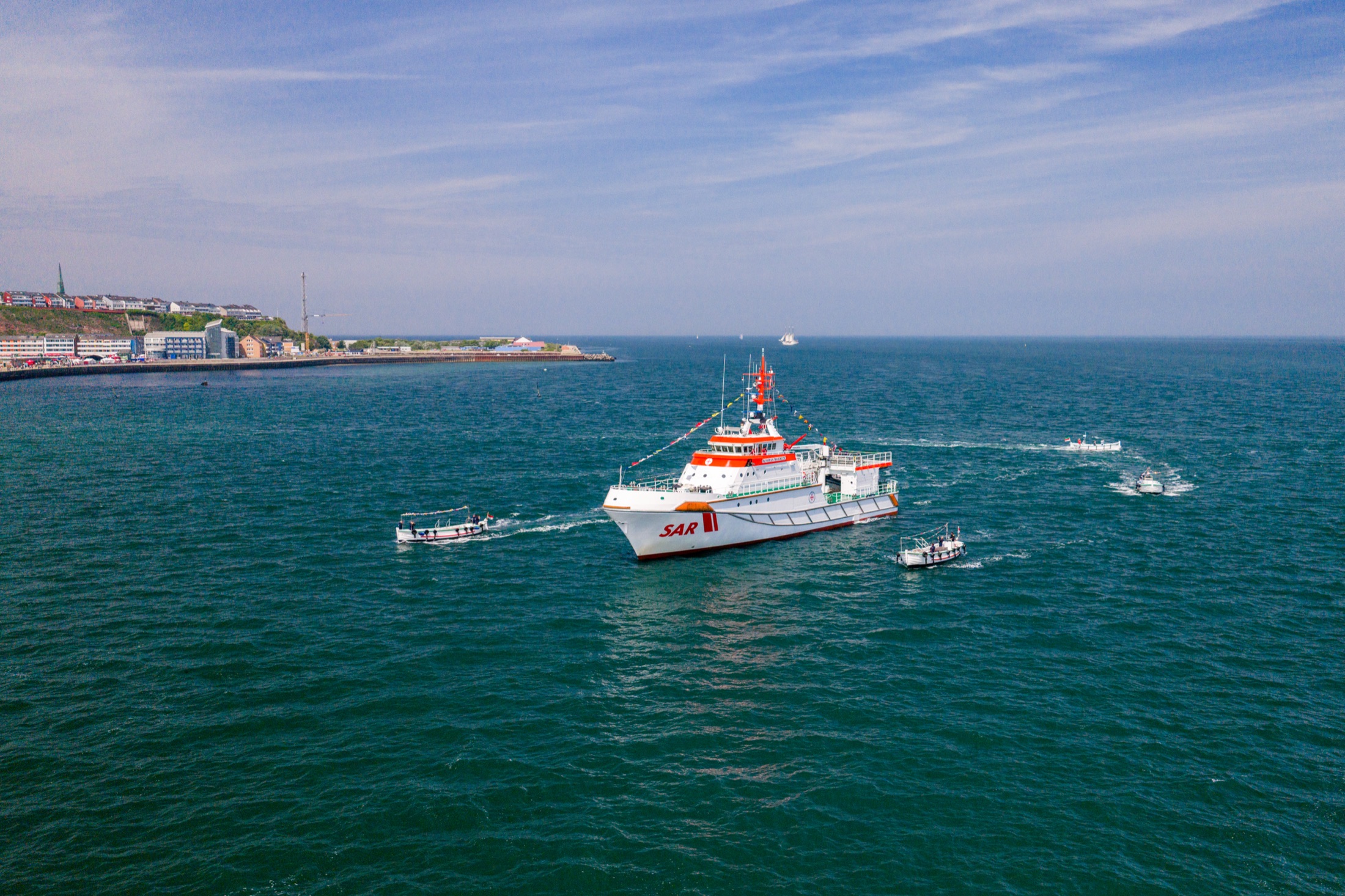 200 Jahre Seebad Helgoland aus der Luft