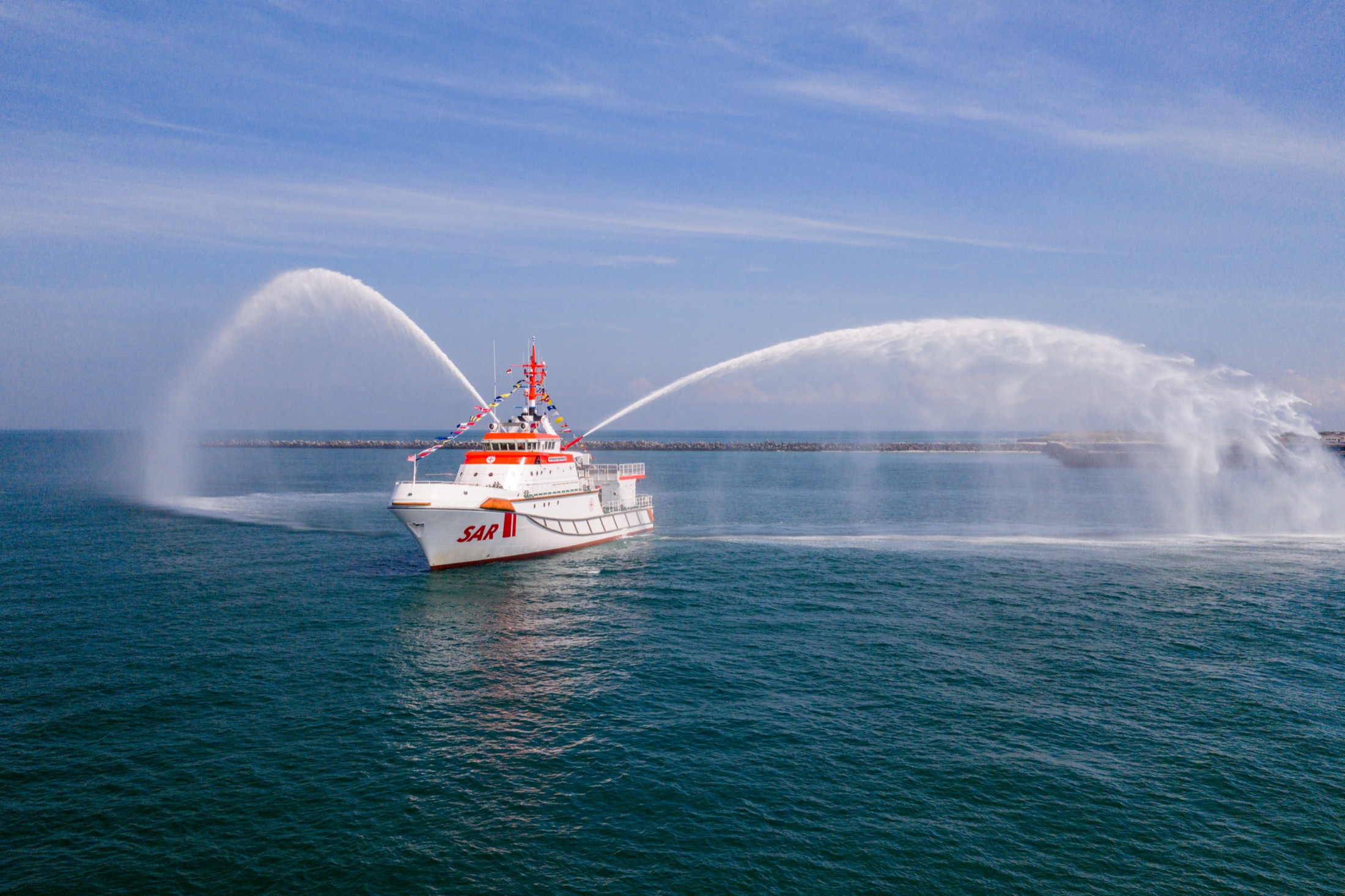 200 Jahre Seebad Helgoland aus der Luft