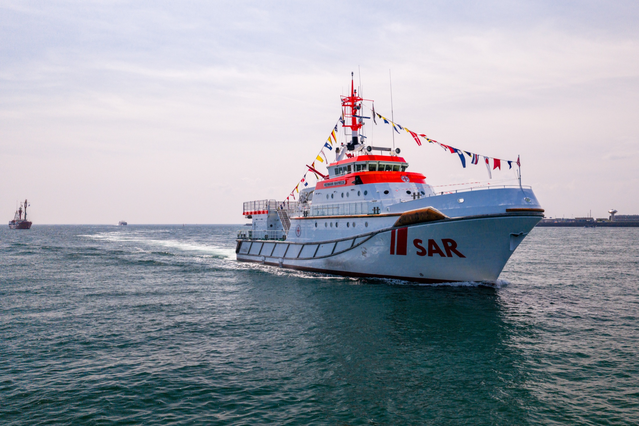 200 Jahre Seebad Helgoland aus der Luft