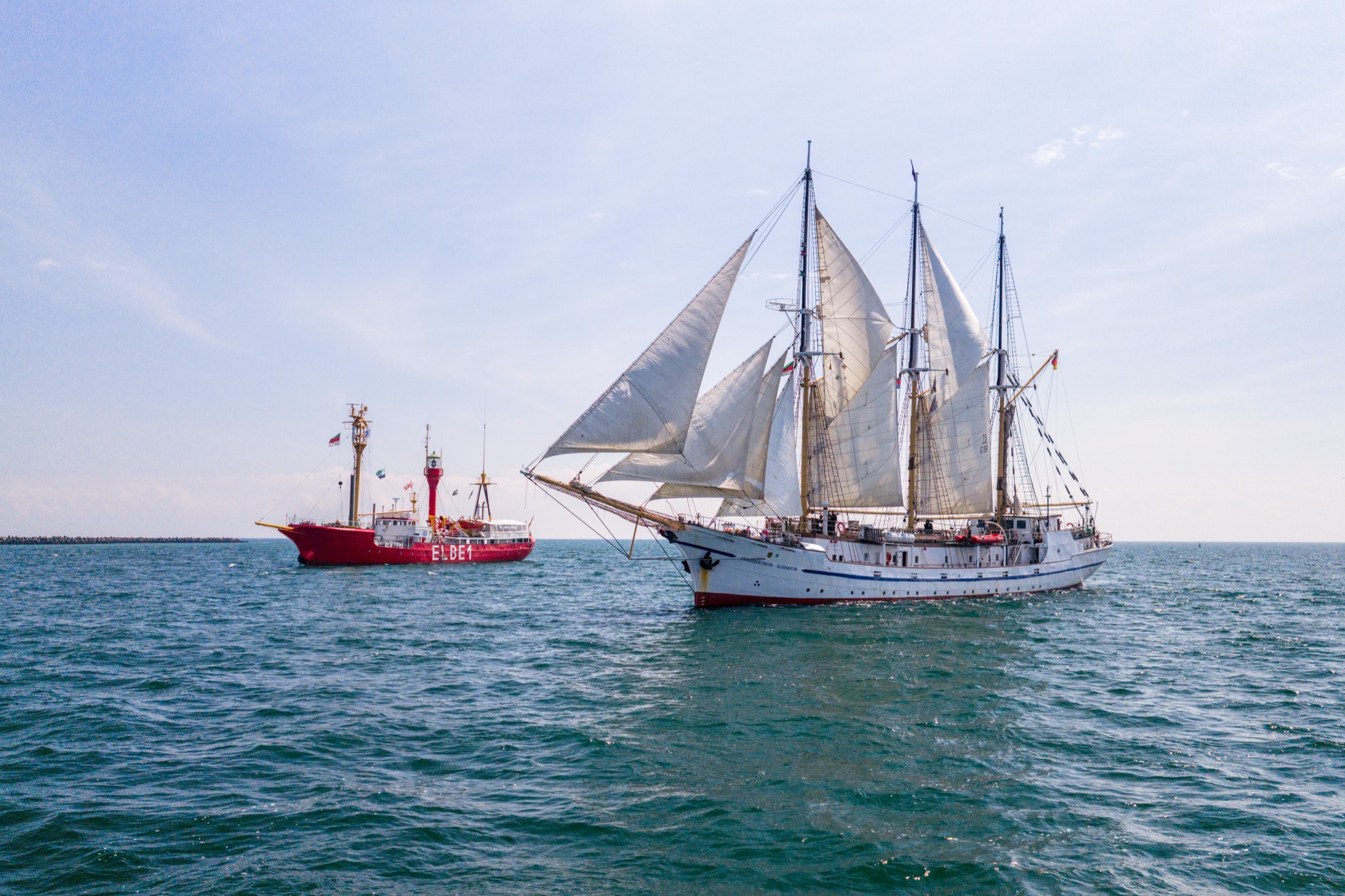 200 Jahre Seebad Helgoland aus der Luft