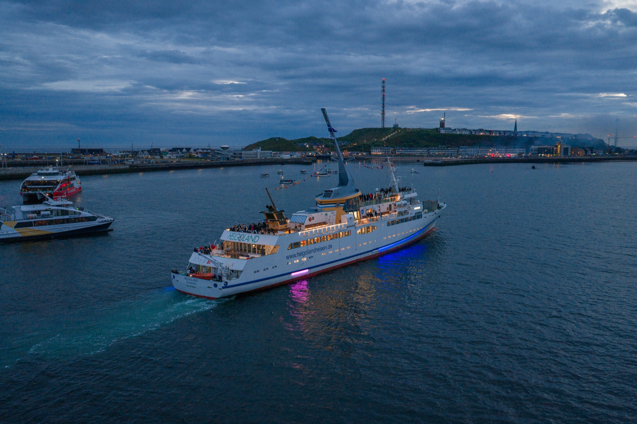 200 Jahre Seebad Helgoland aus der Luft