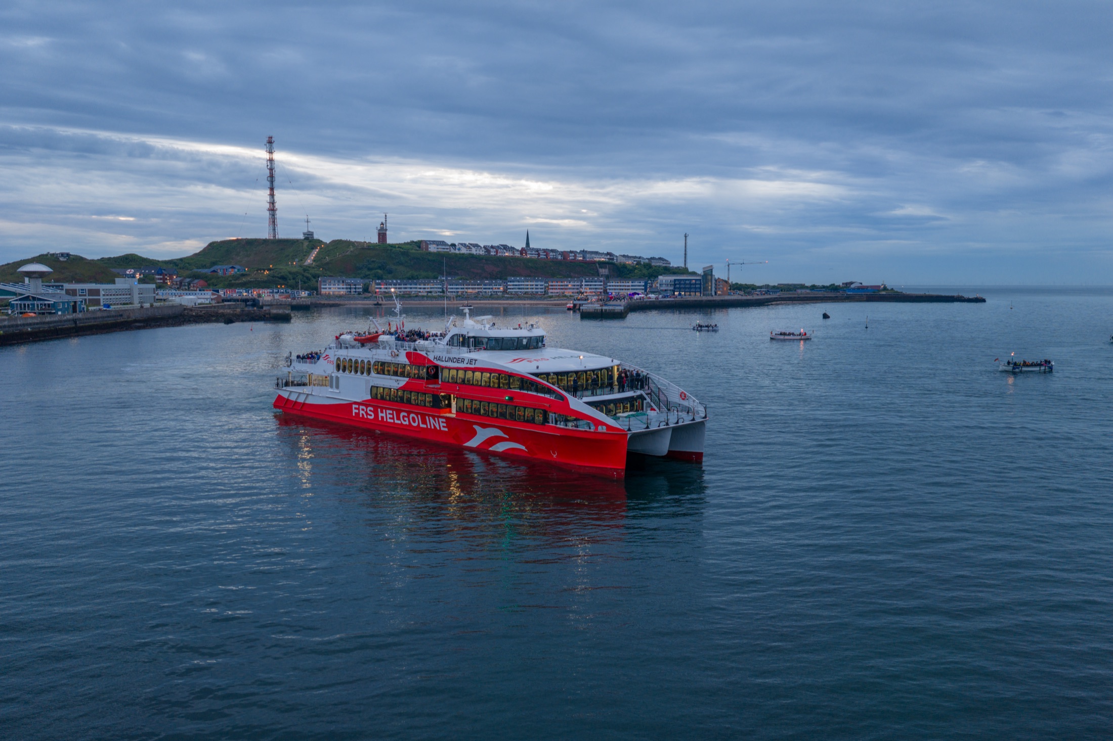 200 Jahre Seebad Helgoland aus der Luft