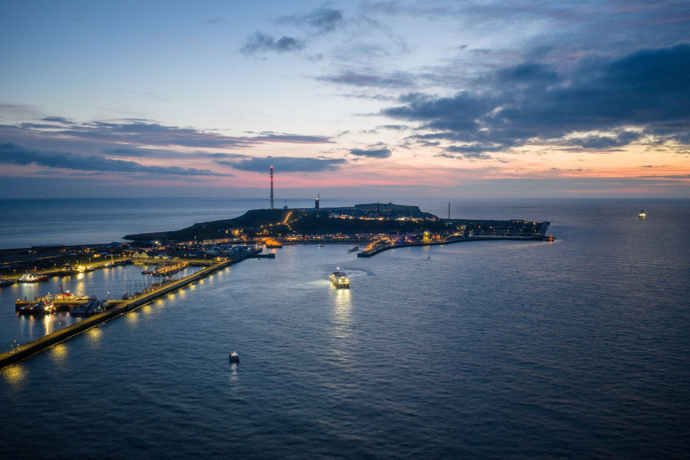 Luftaufnahme von Helgoland