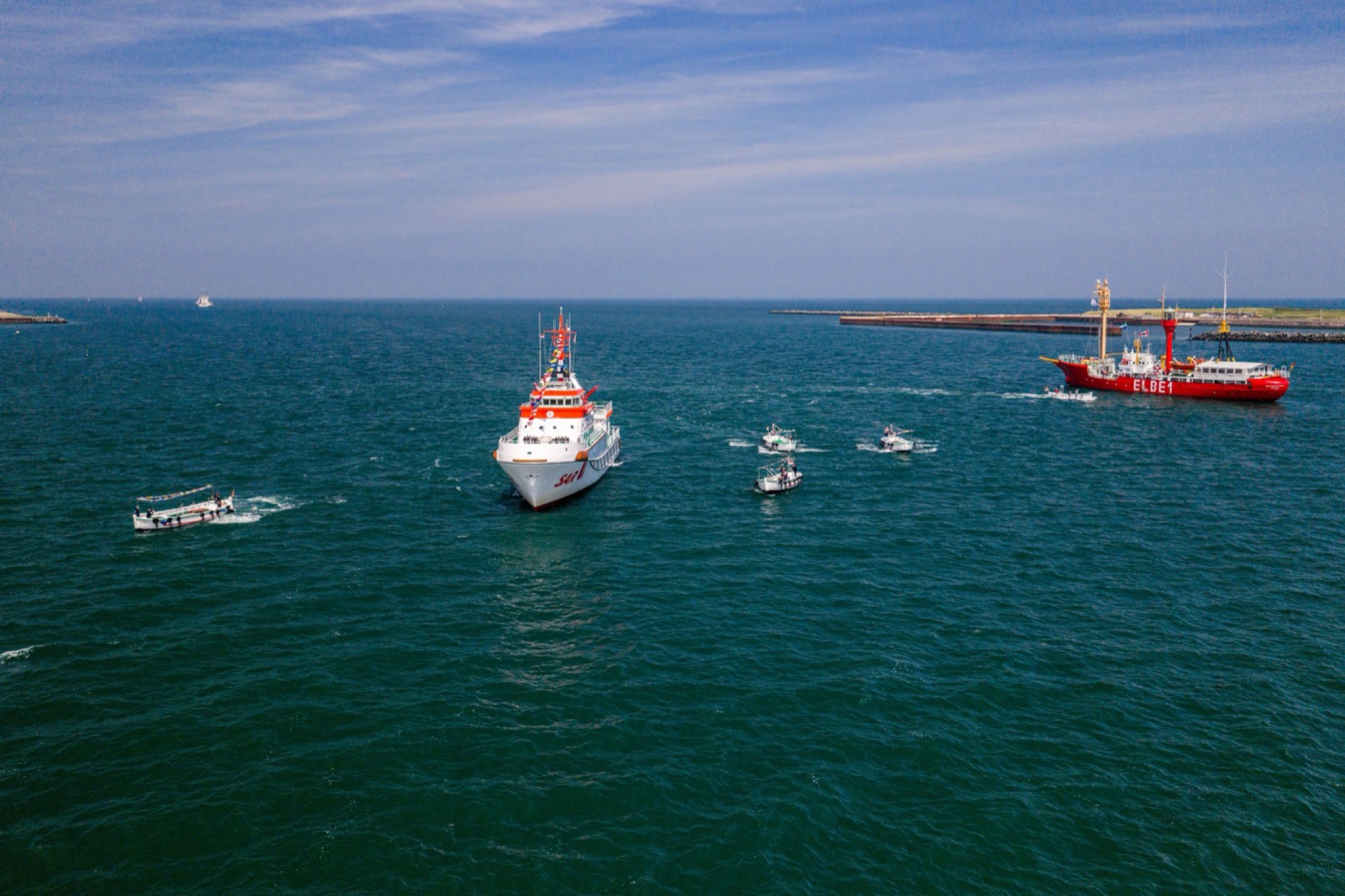 Luftaufnahme von Helgoland