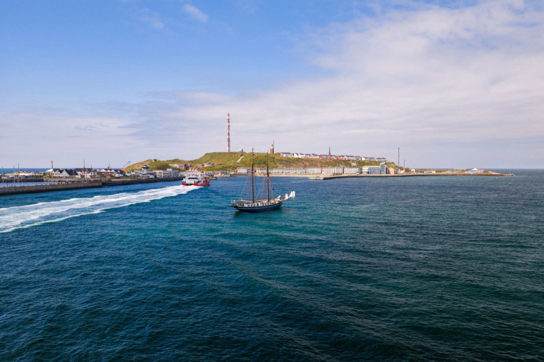 Luftaufnahme von Helgoland