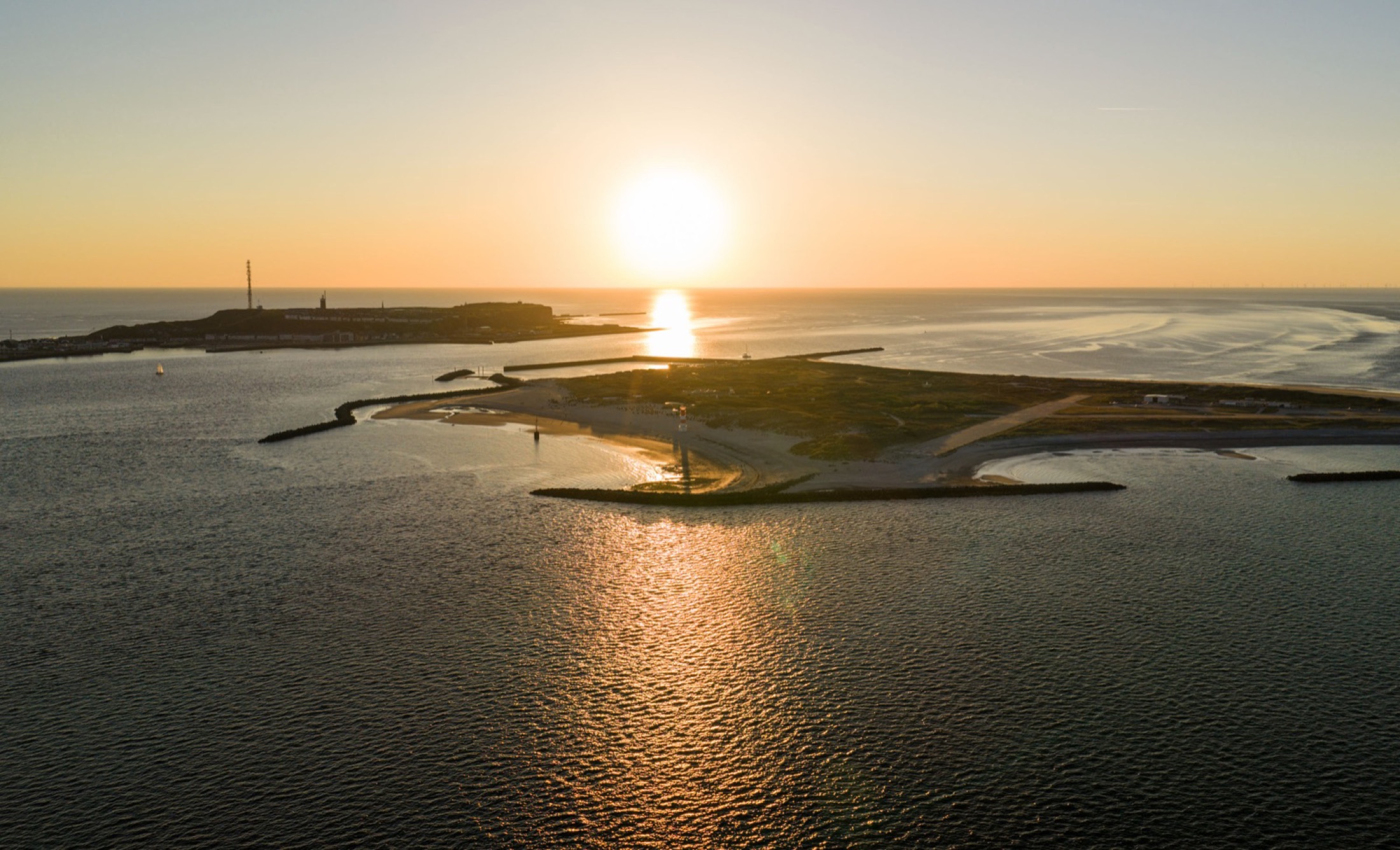 Luftaufnahme von Helgoland