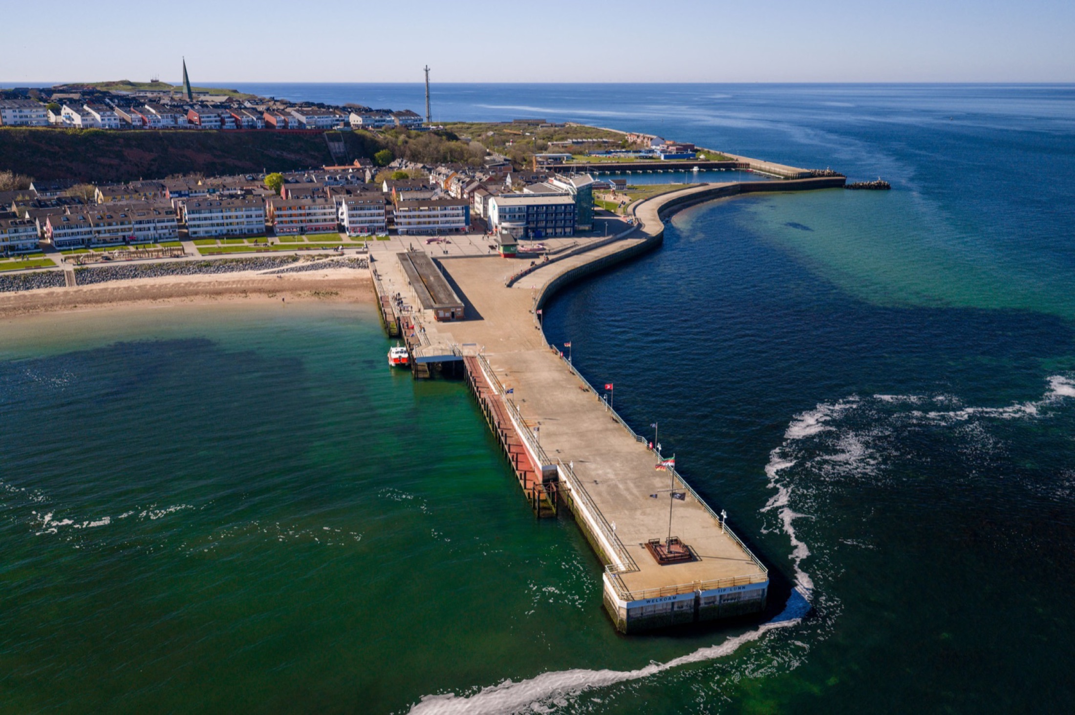Luftaufnahme von Helgoland