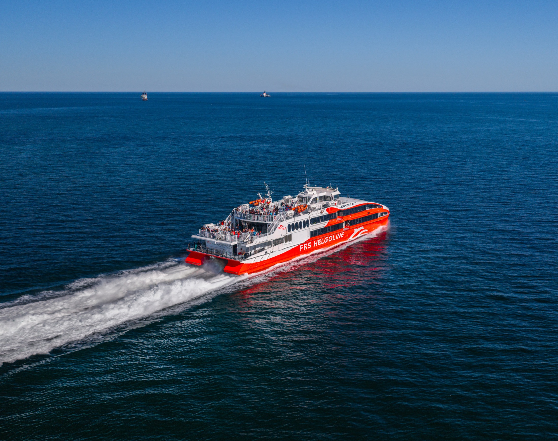 Luftaufnahme von Helgoland