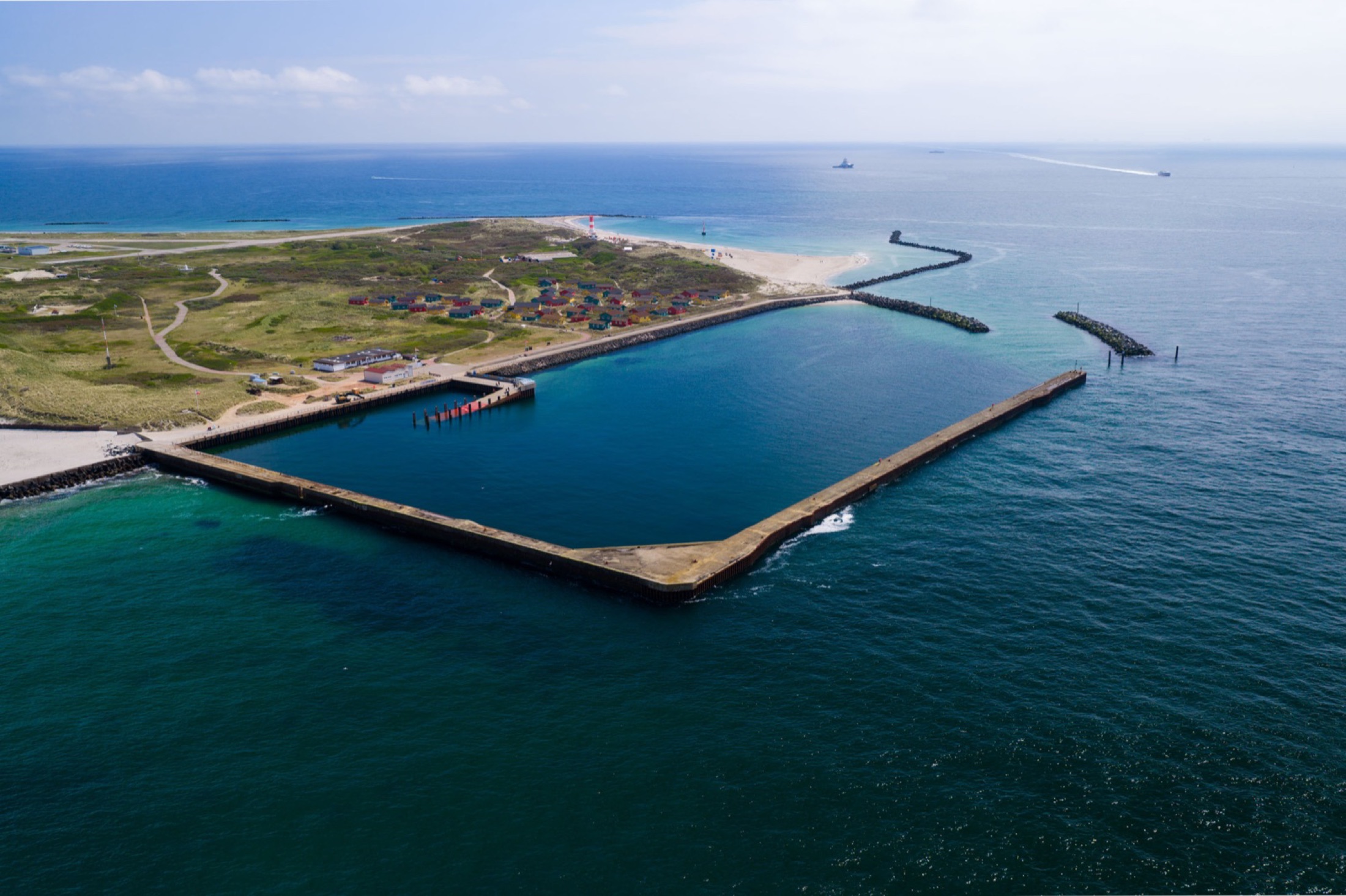 Luftaufnahme von Helgoland