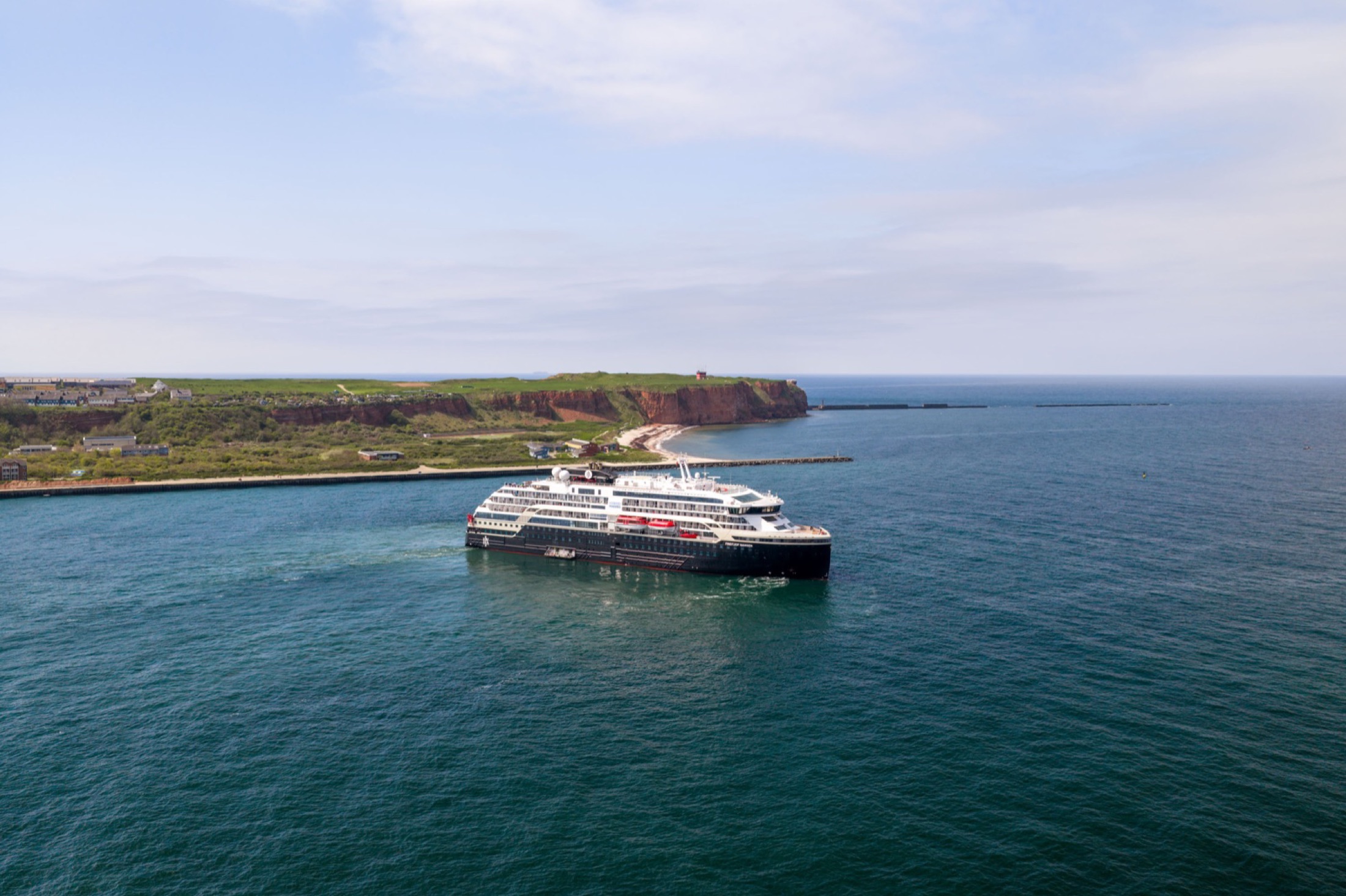 Luftaufnahme von Helgoland