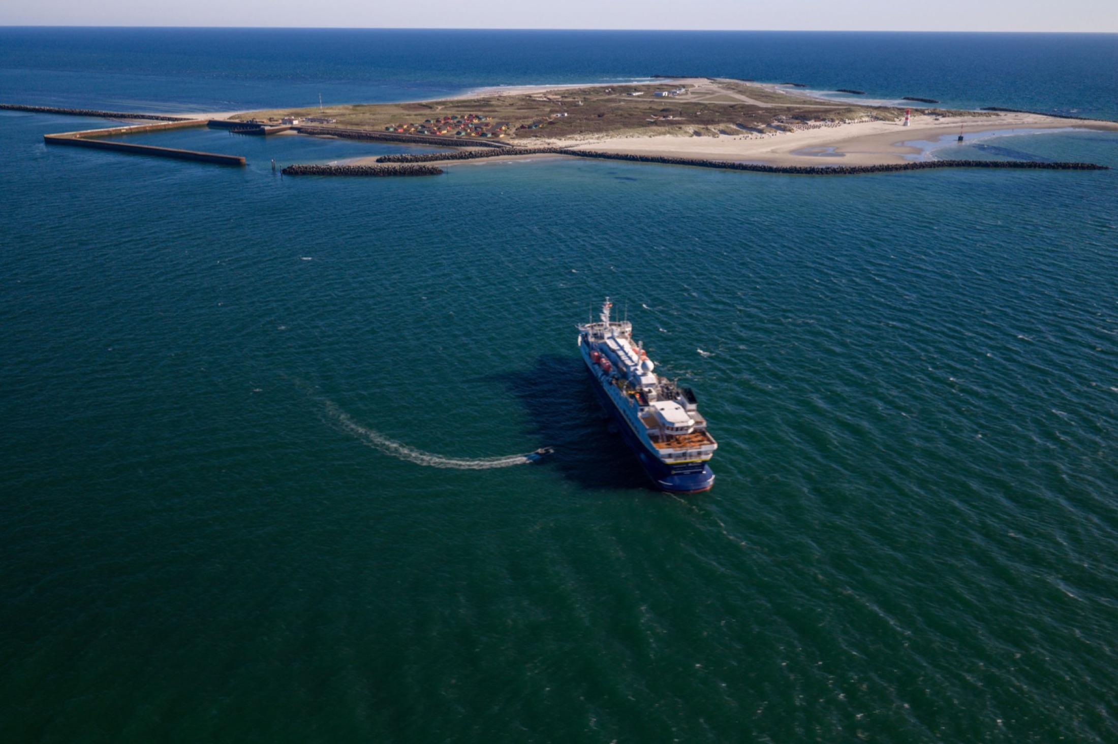 Luftaufnahme von Helgoland