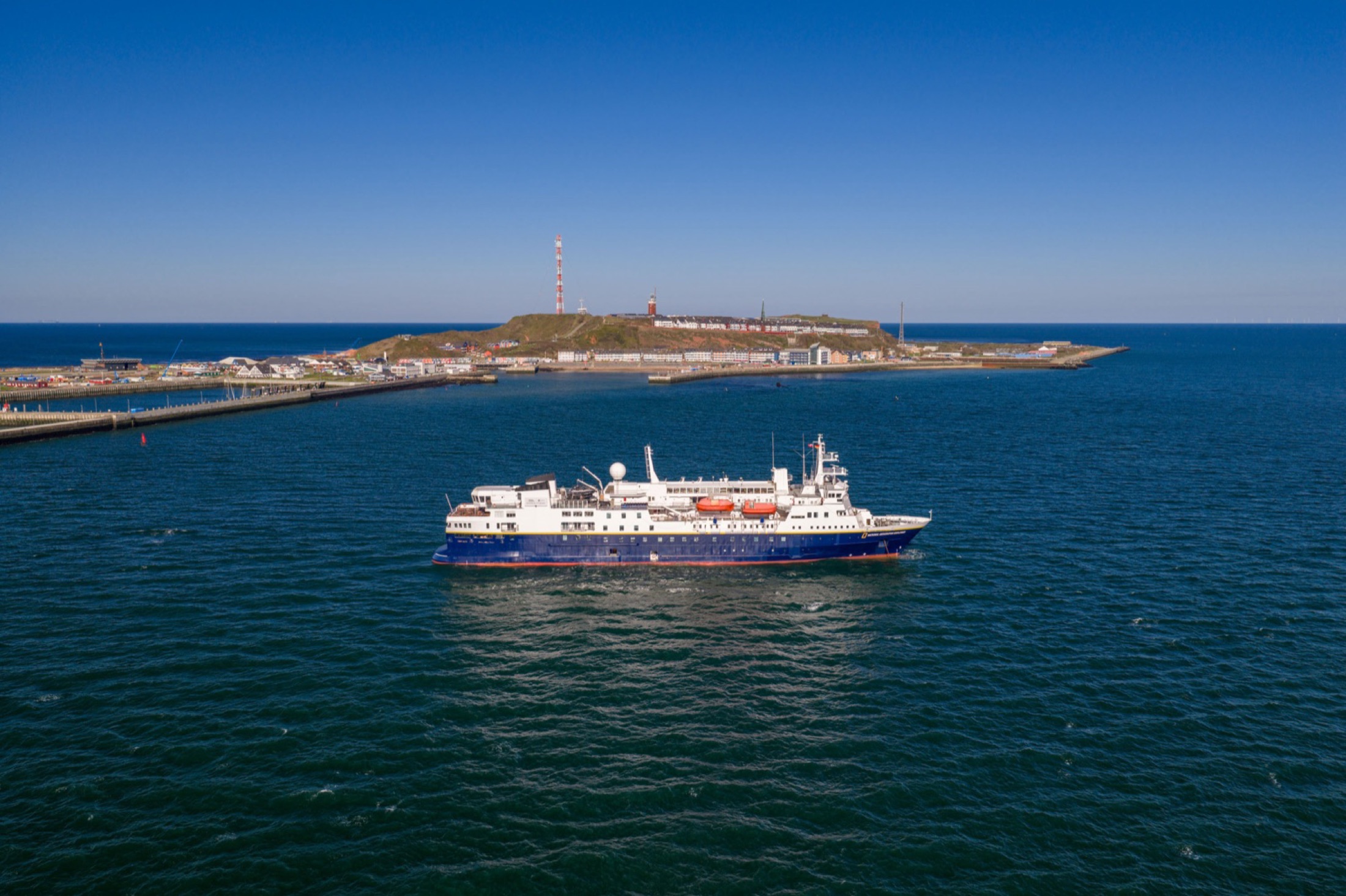 Luftaufnahme von Helgoland