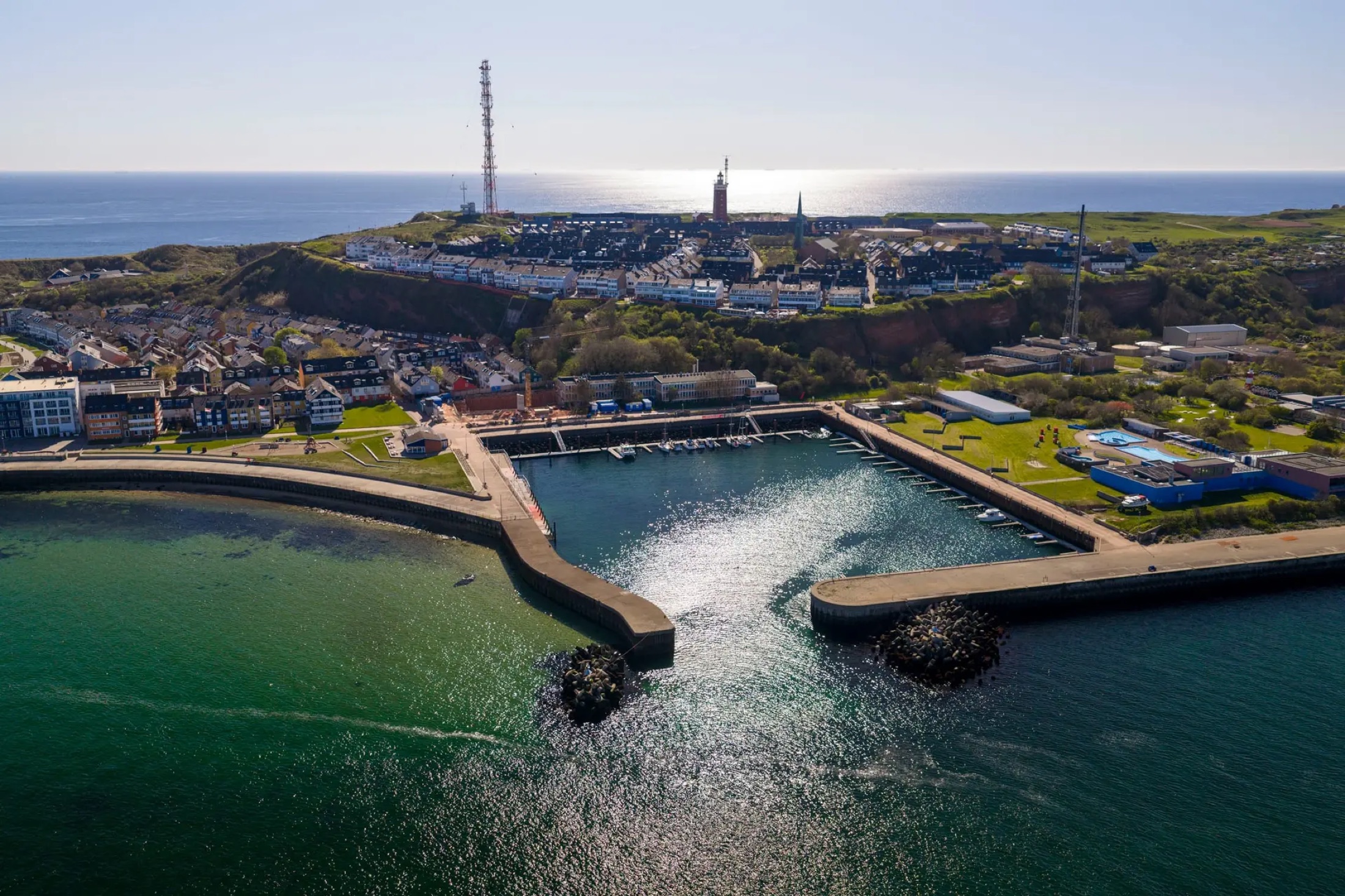 Hafen von Helgoland