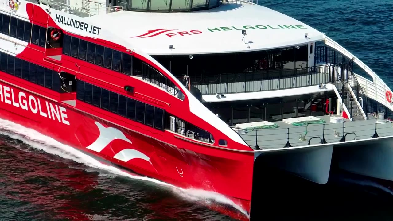 Halunder Jet von FRS Helgoline aus der Nähe