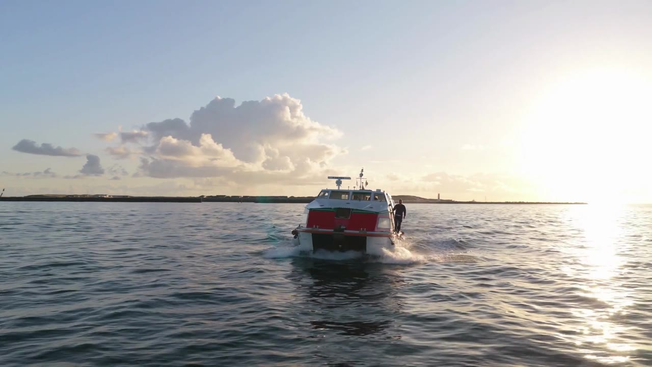 Schiffe vor Helgoland, September 2025