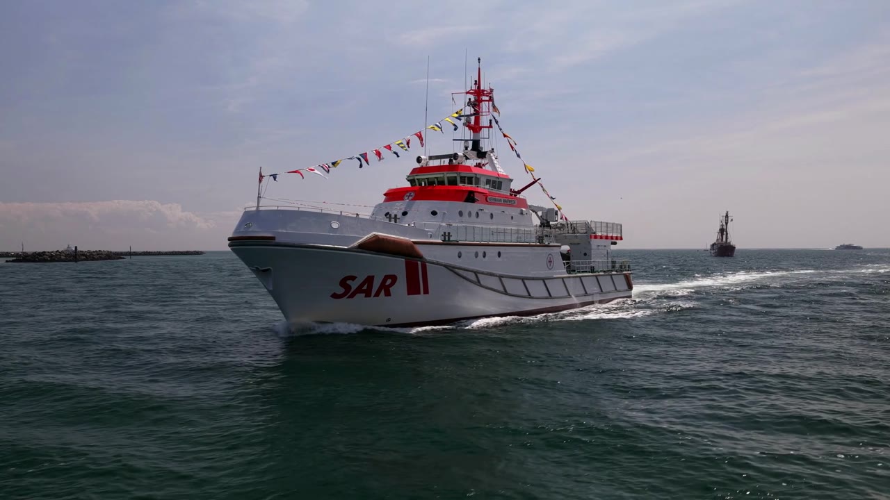 Schiffe vor Helgoland, Juni 2026