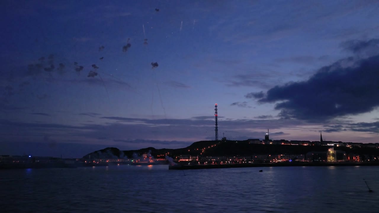 Feuerwerk über Helgoland, Juli 2025